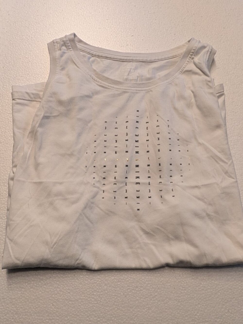 Women's White Nike Tank - Sz XL